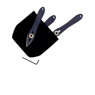 JEU 3 COUTEAUX A LANCER CUDEMAN REGLABLES NOIR