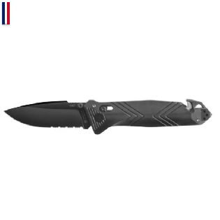 CAC SERRATION MANCHE PA6 FV NOIR