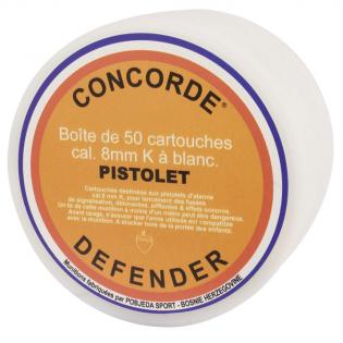 CARTOUCHE 8MM BLANC PA
