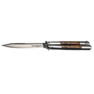 BOKER MAGNUM BALISONG WOOD LARGE