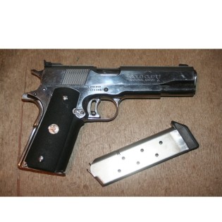 PISTOLET COLT 1911 GOLD CUP NATIONAL MATCH INOX CALIBRE 45ACP 