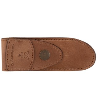 LE CAMARGUAIS - ETUI CUIR MARRON