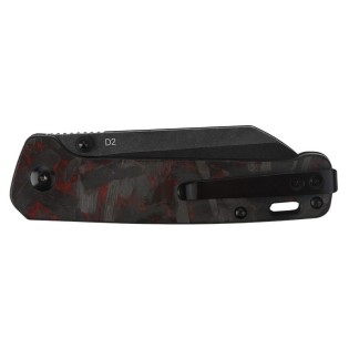 Couteau Qsp - Penguin Carbone Rouge