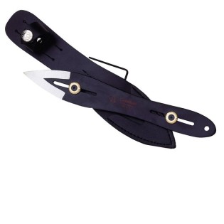 Couteau A Lancer Cudeman 25,5cm Reglable Noir