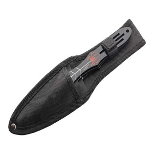 Jeu 3 Couteaux Lancer Herbertz Tout Inox Noir + Etui