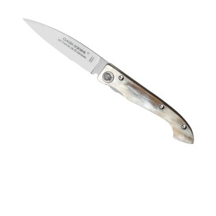 Couteau Dozorme Compostelle Voie Du Puy Corne 12,5cm Inox