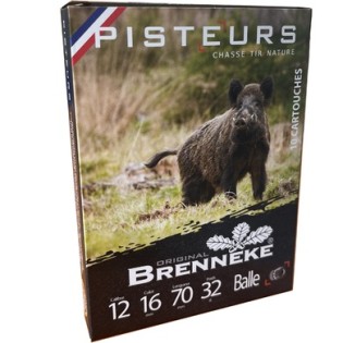 Munitions Cartouche Balles Brenneke calibre 12