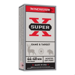 Munitions Cartouche Winchester Ogive Power Point calibre 44-40 Winchester Poids 200 grains