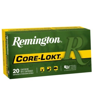 Munitions Cartouche Remington Ogive Core Lokt Psp calibre 308 Winchester Poids 180 grains
