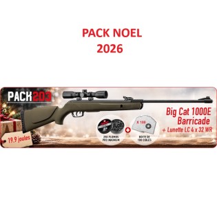 Gamo Big Cat Barricade calibre  4.5 mm energie 19.9 Joules Carabine Carabine air comprimé
